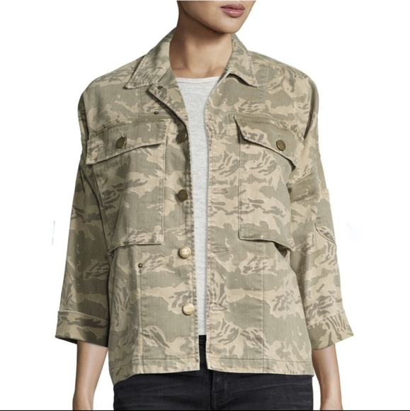 Current/Elliott Jackets & Blazers - Current/Elliott Camo Jean jacket